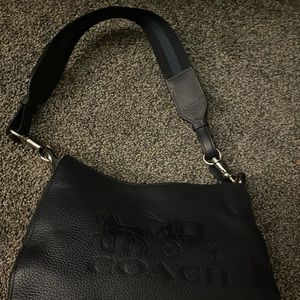 Authentic Navy Leather Coach Purse Jes reserve trade